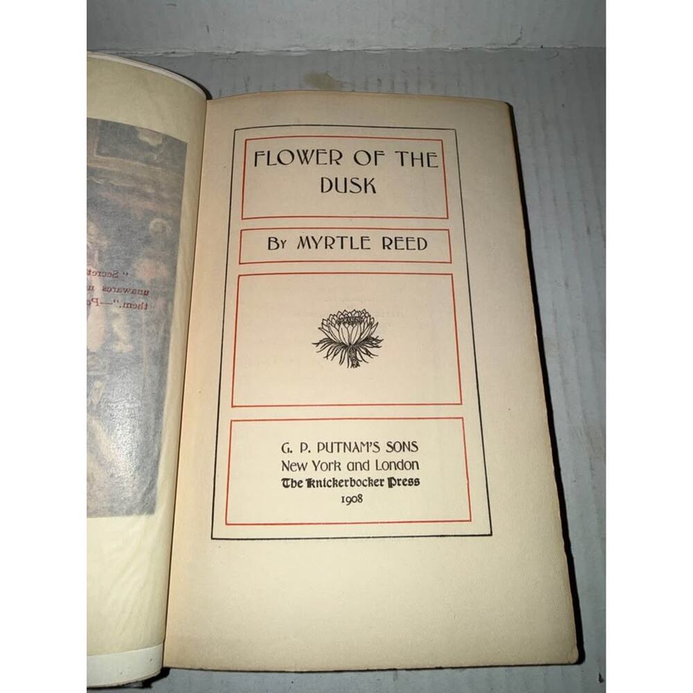 Book Flower of the Dusk (Hardcover) (1908) - Picture 6 of 10